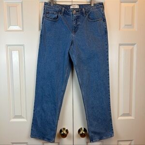 Abercrombie & Fitch The 90’s Straight Mid Rise Jeans